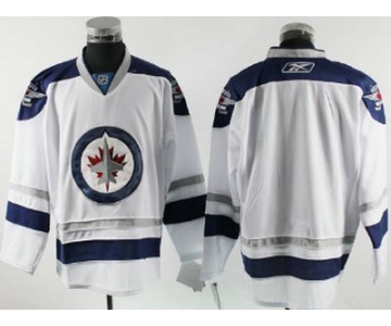 nhl jerseys winnipeg jets blank white 2012 new