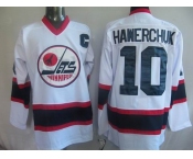 nhl new york jets #10 hawerchuk white(c)