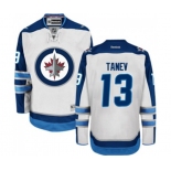 Women Reebok Winnipeg Jets #13 Brandon Tanev Authentic White Away NHL Jersey