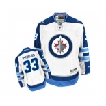 Women Reebok Winnipeg Jets #33 Dustin Byfuglien Authentic White Away NHL Jersey