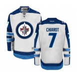 Women Reebok Winnipeg Jets #7 Ben Chiarot Authentic White Away NHL Jersey