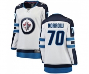 Women Winnipeg Jets #70 Joe Morrow Fanatics Branded White Away Breakaway NHL Jersey