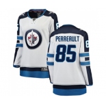 Women Winnipeg Jets #85 Mathieu Perreault Fanatics Branded White Away Breakaway NHL Jersey