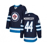 Youth Adidas Winnipeg Jets #44 Josh Morrissey Authentic Navy Blue Home NHL Jersey