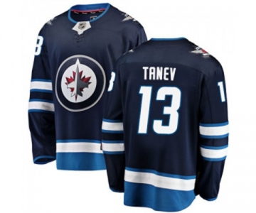 Youth Winnipeg Jets #13 Brandon Tanev Fanatics Branded Navy Blue Home Breakaway NHL Jersey