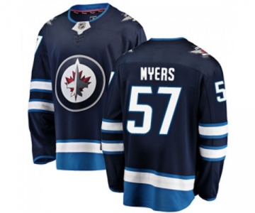 Youth Winnipeg Jets #57 Tyler Myers Fanatics Branded Navy Blue Home Breakaway NHL Jersey