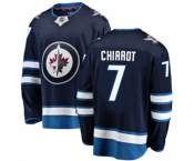 Youth Winnipeg Jets #7 Ben Chiarot Fanatics Branded Navy Blue Home Breakaway NHL Jersey