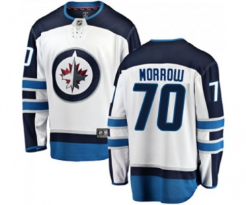 Youth Winnipeg Jets #70 Joe Morrow Fanatics Branded White Away Breakaway NHL Jersey