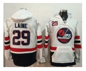 Winnipeg Jets #29 Patrik Laine White Name & Number Pullover NHL Hoodie