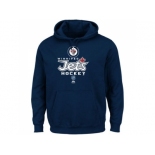 Winnipeg Jets Majestic Navy Blue Critical Victory Pullover Hoodie Sweatshirt