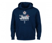 Winnipeg Jets Majestic Navy Blue Critical Victory Pullover Hoodie Sweatshirt