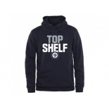 Winnipeg Jets Navy Top Shelf Pullover Hoodie