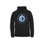 Winnipeg Jets Rinkside Black Pond Hockey Pullover Hoodie