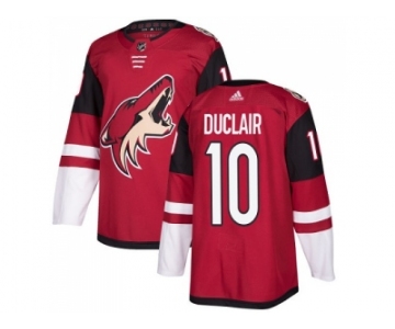 Men Adidas Phoenix Coyotes #10 Anthony Duclair Maroon Home Authentic Stitched NHL Jersey