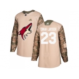 Men Adidas Phoenix Coyotes #23 Oliver Ekman-Larsson Camo Authentic 2017 Veterans Day Stitched NHL Jersey