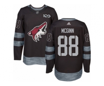 Men's Adidas Arizona Coyotes #88 Jamie McGinn Authentic Black 1917-2017 100th Anniversary NHL Jersey