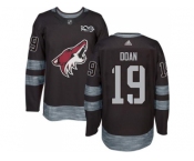 Men's Phoenix Coyotes #19 Shane Doan Black 1917-2017 100th Anniversary Stitched NHL Jersey