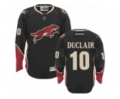 Men's Reebok Arizona Coyotes #10 Anthony Duclair Authentic Black Third NHL Jersey