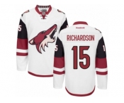 Men's Reebok Arizona Coyotes #15 Brad Richardson Authentic White Away NHL Jersey