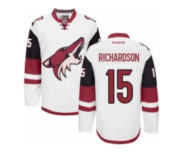 Men's Reebok Arizona Coyotes #15 Brad Richardson Authentic White Away NHL Jersey