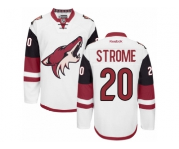 Men's Reebok Arizona Coyotes #20 Dylan Strome Authentic White Away NHL Jersey