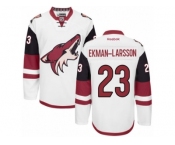 Men's Reebok Arizona Coyotes #23 Oliver Ekman-Larsson Authentic White Away NHL Jersey