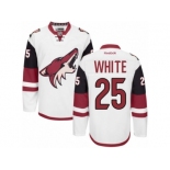 Men's Reebok Arizona Coyotes #25 Ryan White Authentic White Away NHL Jersey