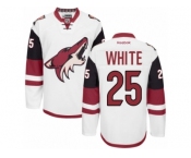 Men's Reebok Arizona Coyotes #25 Ryan White Authentic White Away NHL Jersey