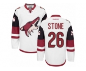 Men's Reebok Arizona Coyotes #26 Michael Stone Authentic White Away NHL Jersey