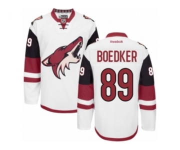 Men's Reebok Arizona Coyotes #89 Mikkel Boedker Authentic White Away NHL Jersey