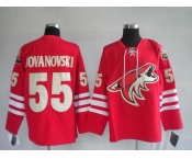 NHL Jerseys Phoenix Coyotes 55# JOVANOVSKI Red