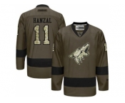 Phoenix Coyotes #11 Martin Hanzal Green Salute to Service Stitched NHL Jersey