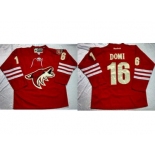 Phoenix Coyotes #16 Max Domi Red Home Stitched NHL Jersey