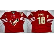 Phoenix Coyotes #16 Max Domi Red Home Stitched NHL Jersey