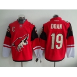 Phoenix Coyotes #19 Shane Doan Red Home Stitched NHL Jersey