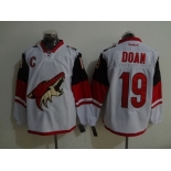 Phoenix Coyotes #19 Shane Doan White Road Stitched NHL Jersey