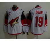 Phoenix Coyotes #19 Shane Doan White Road Stitched NHL Jersey