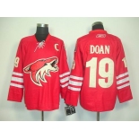 nhl jerseys phoenix coyotes #19 doan red (C)