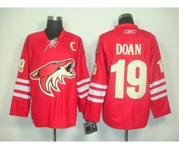 nhl jerseys phoenix coyotes #19 doan red (C)