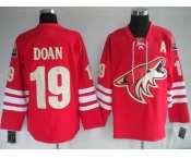 nhl jerseys phoenix coyotes 19# doan red