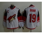 nhl jerseys phoenix coyotes #19 doan white[new patch C]