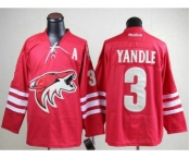 nhl jerseys phoenix coyotes #3 yandle red(A)