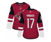 Women Adidas Phoenix Coyotes #17 Radim Vrbata Maroon Home Authentic Stitched NHL Jersey