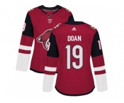 Women Adidas Phoenix Coyotes #19 Shane Doan Maroon Home Authentic Stitched NHL Jersey