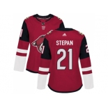 Women Adidas Phoenix Coyotes #21 Derek Stepan Maroon Home Authentic Stitched NHL Jersey