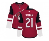 Women Adidas Phoenix Coyotes #21 Derek Stepan Maroon Home Authentic Stitched NHL Jersey