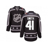 Women's Reebok Arizona Coyotes #41 Mike Smith Authentic Black Pacific Division 2017 All-Star NHL Jersey