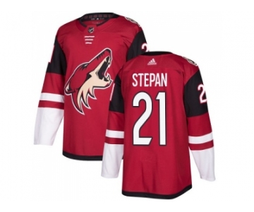 Youth Adidas Phoenix Coyotes #21 Derek Stepan Maroon Home Authentic Stitched NHL Jersey