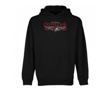 Old Time Hockey Black Arizona Coyotes Osaka Pullover Hoodie