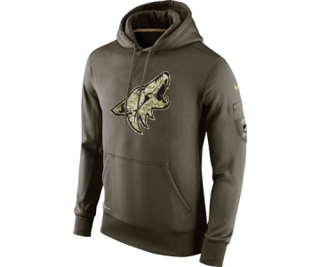 nhl jerseys phoenix coyotes nike green salute to service[pullover hooded sweatshirt]